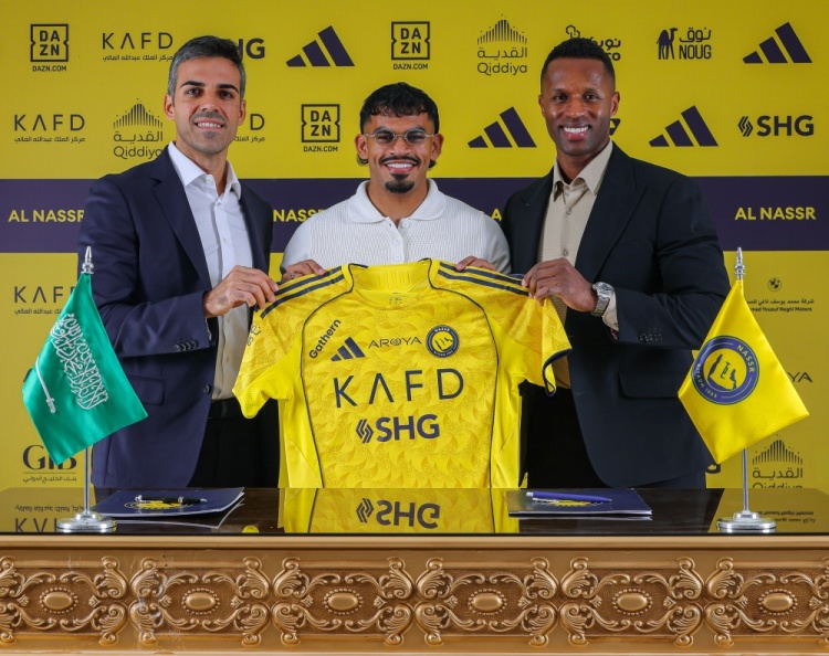 官方：利雅得勝利簽下24歲布賴代合作左后衛(wèi)阿爾納賽爾