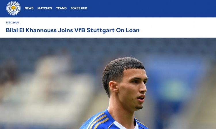 官方：萊斯特城中場埃爾哈努斯租借至斯圖加特，為期一個賽季