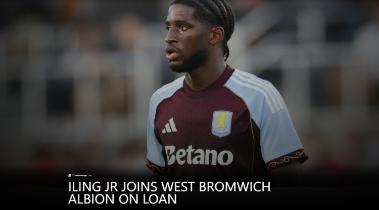 沒(méi)人了還外租??維拉官方：前鋒伊令租借加盟西布朗一個(gè)賽季