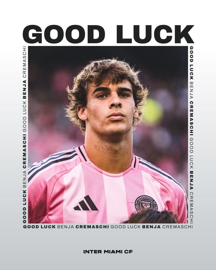 官方：邁阿密?chē)?guó)際中場(chǎng)克雷馬斯基租借至帕爾馬 后者可選擇買(mǎi)斷