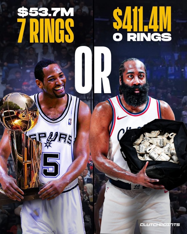 更想有誰(shuí)的生涯？貝弗利：哈登的 霍里冠軍比喬丹多但沒(méi)人認(rèn)識(shí)