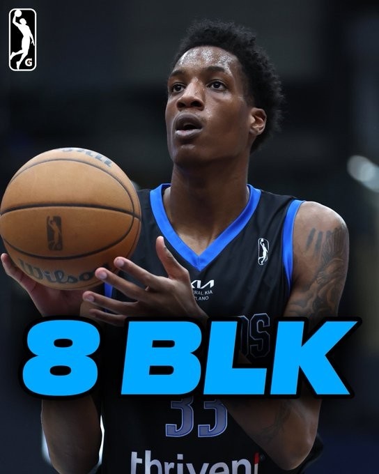 G聯(lián)盟場均3.1帽！Scotto：獨行俠與2.26米中鋒夏普達成一份協(xié)議