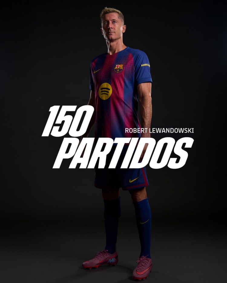 103球20助攻！巴薩官方發(fā)布萊萬150場里程碑紀念海報