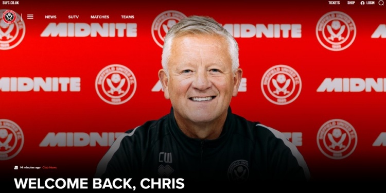 三進宮！官方：懷爾德出任英冠謝菲爾德聯(lián)新帥 簽至2027年夏天