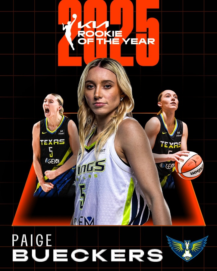 又美又能打！WNBA官方：佩奇-布克斯榮獲2025年度最佳新秀！