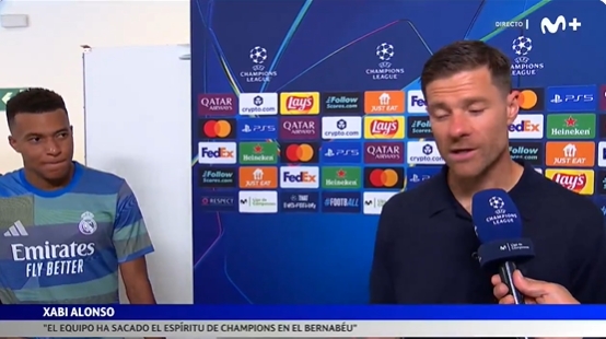 當(dāng)面贊愛將！阿隆索：姆巴佩正處巔峰 他就在旁邊我也不敢說壞話