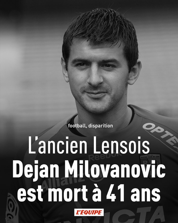 前塞爾維亞國(guó)腳米洛瓦諾維奇在元老賽中心臟驟停離世，年僅41歲