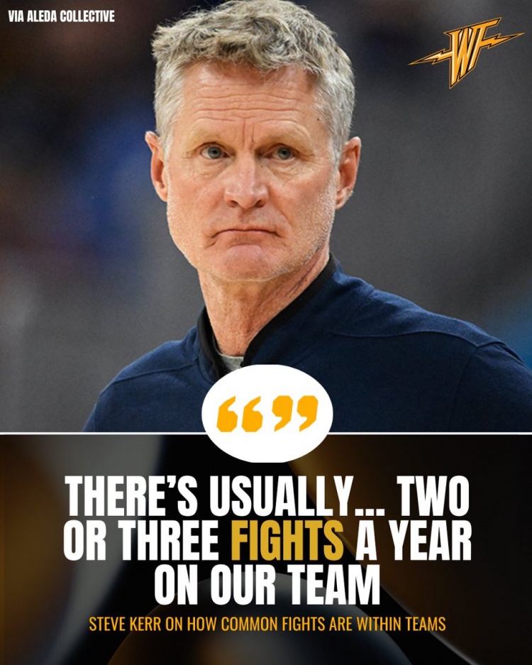 科爾：籃球場(chǎng)跟辦公室不一樣 我們隊(duì)一個(gè)賽季會(huì)打兩三次打架！