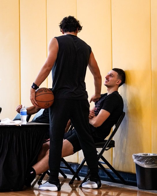 熱火官方曬約維奇訓(xùn)練照：我們的伙計(jì)從歐錦賽歸來