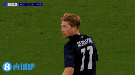 短暫的回家！那不勒斯因紅牌戰(zhàn)術調整，德布勞內第26分鐘被換下場