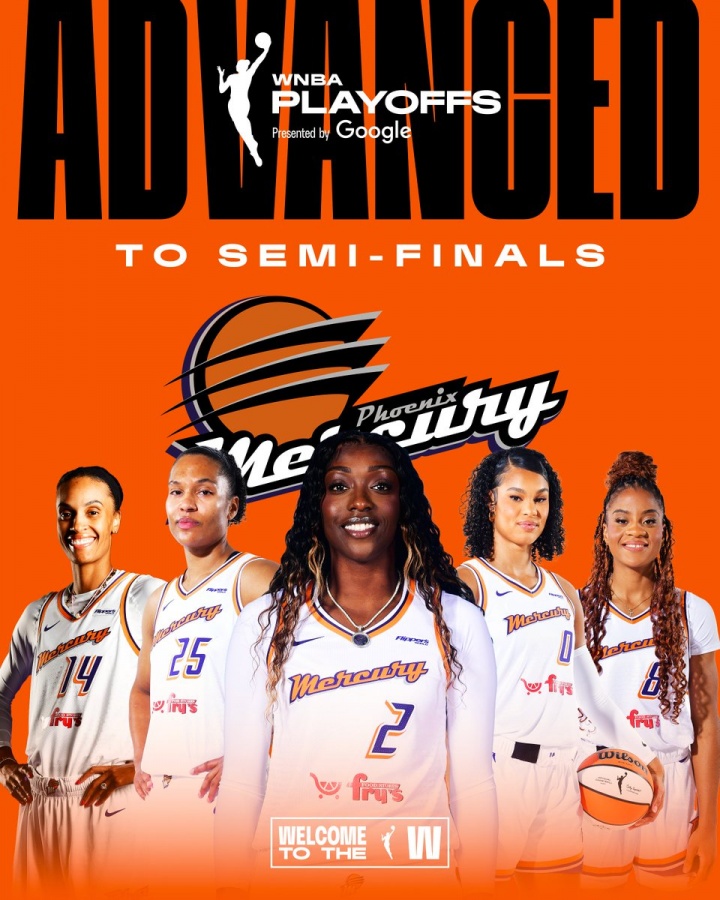 衛(wèi)冕冠軍首輪出局！菲尼克斯水星2-1淘汰紐約自由人挺進(jìn)次輪