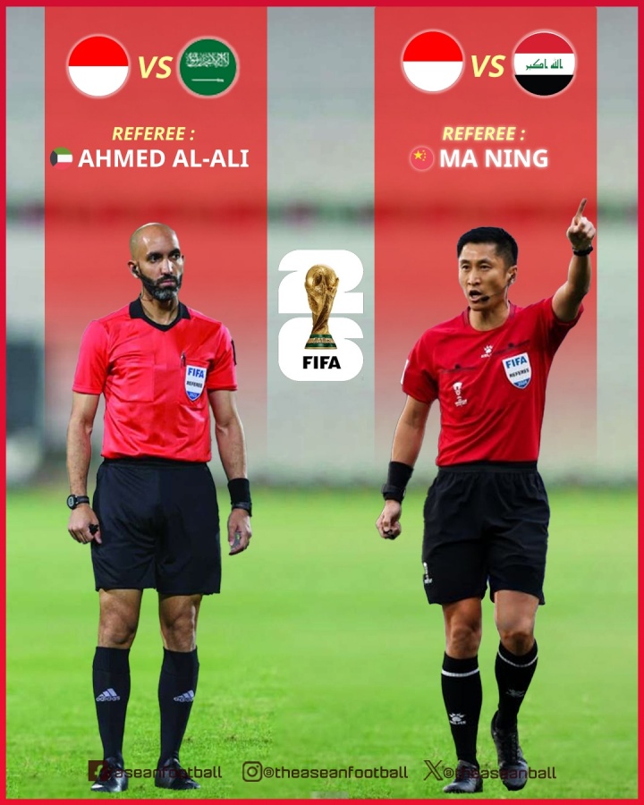 馬寧執(zhí)法印尼世預(yù)賽！印尼媒體：他亞洲杯決賽給了卡塔爾3個(gè)點(diǎn)球