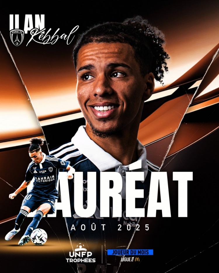 3場(chǎng)3球1助！巴黎FC攻擊手柯巴爾當(dāng)選法甲8月最佳球員