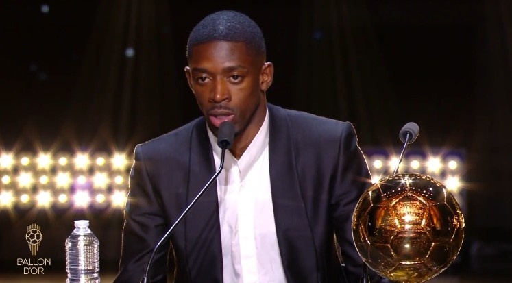 登貝萊：這一直是很普通的一天，我照常訓(xùn)練直到來參加金球獎(jiǎng)典禮