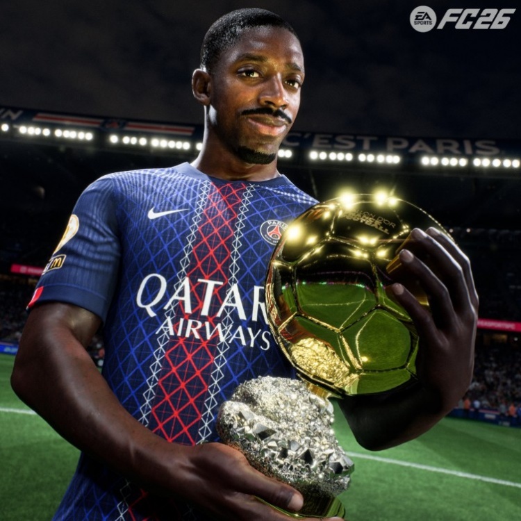 EAFC祝賀登貝萊：巴黎金色之夜，祝賀登貝萊贏得他的第一座金球獎