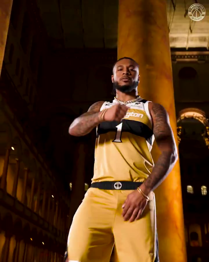 經典大金款式回歸！奇才官方公布球隊的新賽季城市版球衣