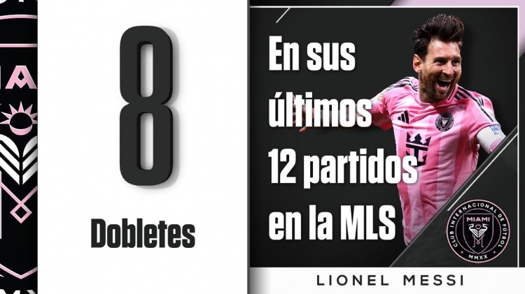“梅”開(kāi)二度！這是梅西最近12場(chǎng)MLS比賽中第8次單場(chǎng)雙響