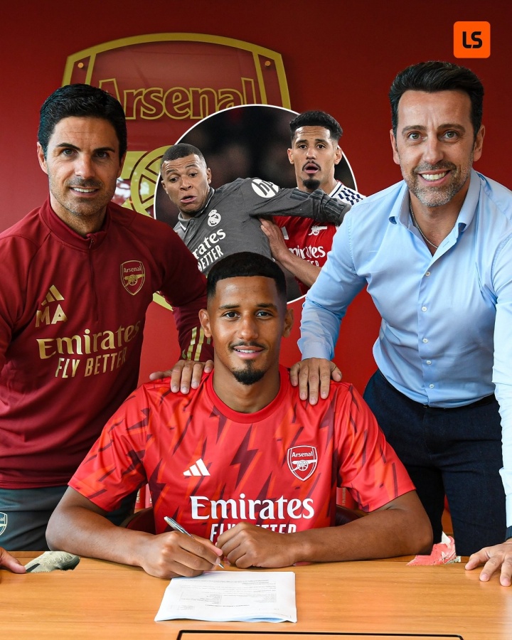 堅(jiān)決不放人！隊(duì)報(bào)：皇馬多次想嘗試簽薩利巴；球員想隨槍手奪英超