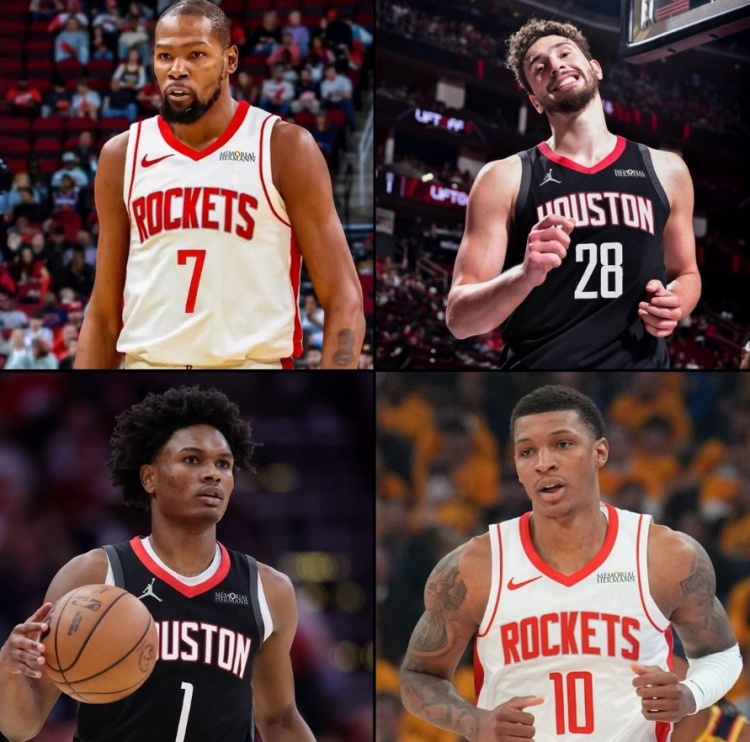 火箭四人殺進ESPN百大排名：杜蘭特9 申京25 阿門37 小賈巴里74
