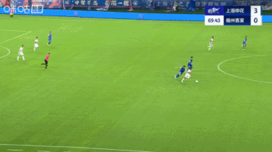 梅州反擊變申花反擊！吳曦單刀兜射死角完成雙響，申花4-0梅州！