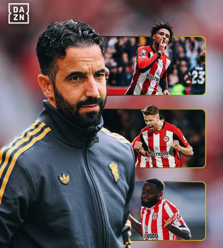 此行兇險！曼聯(lián)近3次客戰(zhàn)布倫特福德均未取勝，包含0-4大敗