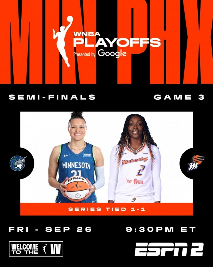 ??WNBA半決賽-奪賽點(diǎn)！薩巴利23分 托馬斯21+9+8  水星勝山貓