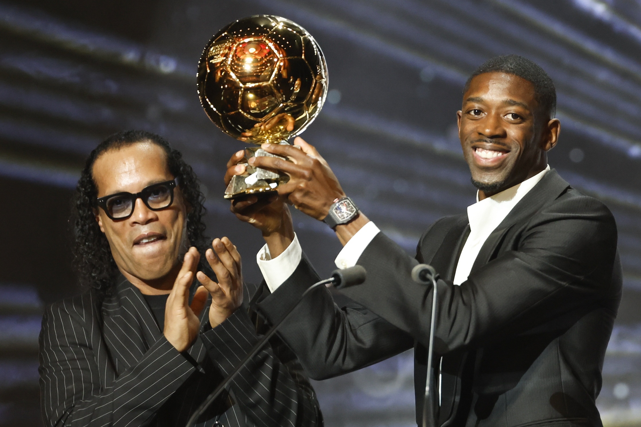 優(yōu)勢巨大！登貝萊獲得73名評委的第一票位，亞馬爾僅11票