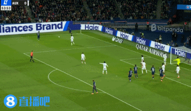 帶刀后衛(wèi)！巴黎再度通過(guò)角球配合破門，貝拉爾多頭球得手