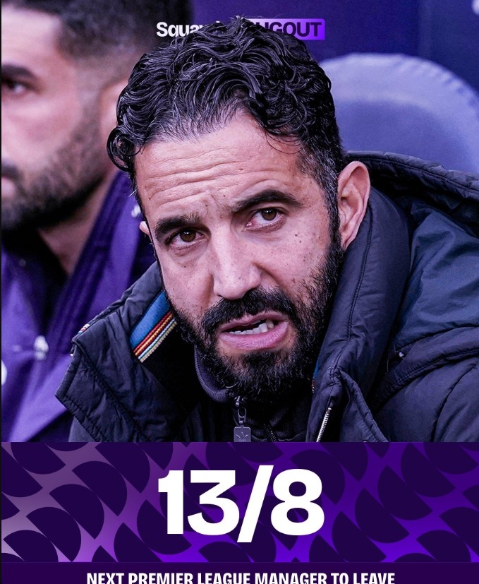 下課熱門！曼聯(lián)主帥阿莫林被解雇的賠率已經(jīng)下調(diào)至13/8