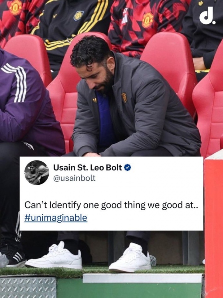 知名魔迷麻了??曼聯(lián)1-3輸球，博爾特：實(shí)在說不出我們擅長什么