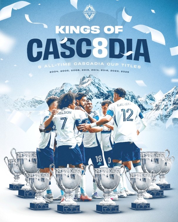 生涯再獲一冠，穆勒隨溫哥華白浪獲得卡斯卡迪亞杯