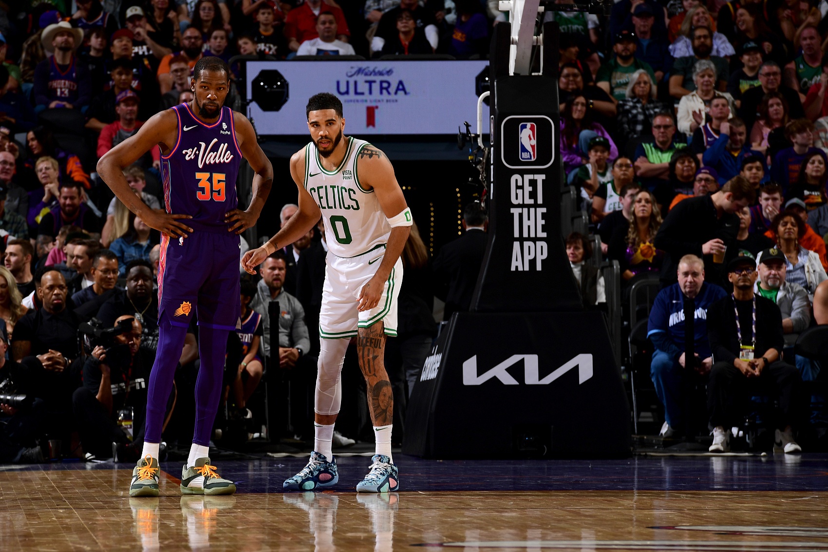 塔圖姆重傷僅4個(gè)月即恢復(fù)球場(chǎng)訓(xùn)練！杜蘭特轉(zhuǎn)發(fā)：瘋狂 加油JT