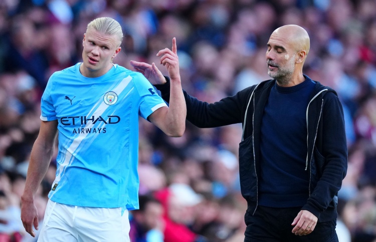 瓜帥：就進(jìn)球而言哈蘭德是梅羅凱恩萊萬(wàn)水平，但梅羅保持了20年