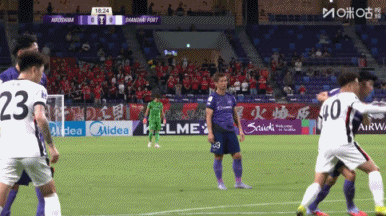 海港先丟球！吾米提江貼人不緊，荒木隼人頭球破門，海港0-1廣島