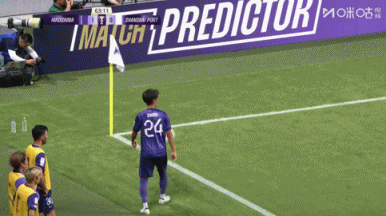 差點0-2！加藤陸次樹近在咫尺的射門中橫梁，海港逃過一劫