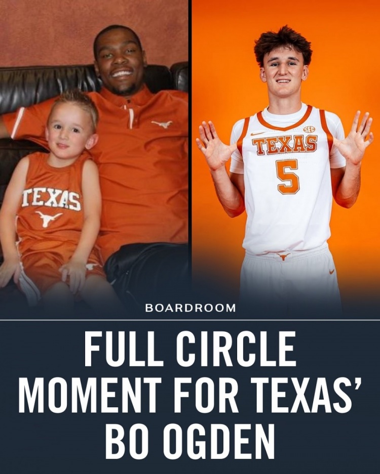 閉環(huán)了！26屆TOP50高中生承諾德克薩斯大學(xué) 兒時曾和大學(xué)KD合影