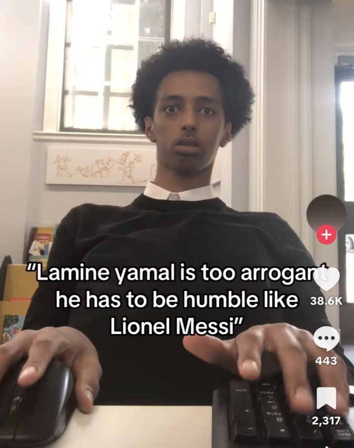 保持謙遜！亞馬爾點(diǎn)贊TikTok：亞馬爾太傲慢，他需像梅西一樣謙遜