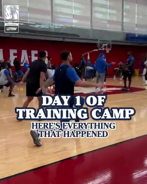 獨行俠官推曬訓練營首日：眾將狀態(tài)出色 歐文場邊躍躍欲試